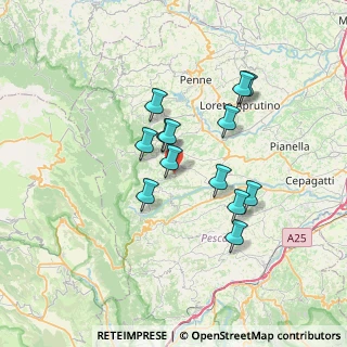 Mappa Contrada Fornace, 65010 Civitella Casanova PE, Italia (6.02385)