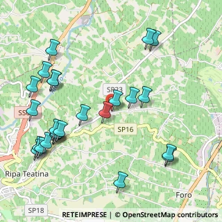 Mappa Via Tiboni, 66010 Ripa teatina CH, Italia (1.3052)
