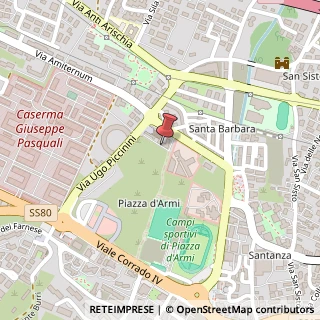 Mappa Piazza D'armi, 67100 L'Aquila, L'Aquila (Abruzzo)