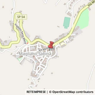 Mappa Via Sabina, 42, 02046 Magliano Sabina RI, Italia, 02046 Magliano Sabina, Rieti (Lazio)