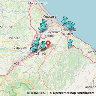 Mappa C.C. Centauro, 66100 Chieti CH, Italia (6.36286)