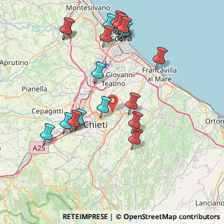Mappa C.C. Centauro, 66100 Chieti CH, Italia (9.4455)