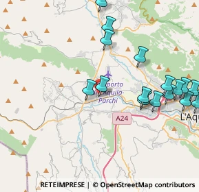 Mappa Via Giuseppe Scarlattei, 67100 L'Aquila AQ, Italia (5.07176)