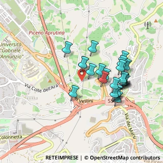 Mappa Strada dell'Acquedotto, 66100 Chieti CH, Italia (0.438)