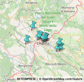 Mappa Via Carlo Confalonieri, 67100 L'Aquila AQ, Italia (7.34545)