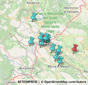 Mappa Via Carlo Confalonieri, 67100 L'Aquila AQ, Italia (10.39083)