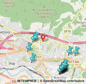 Mappa Via Carlo Confalonieri, 67100 L'Aquila AQ, Italia (1.46684)