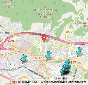 Mappa Via Carlo Confalonieri, 67100 L'Aquila AQ, Italia (1.634)