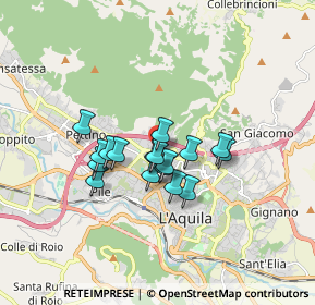 Mappa Via Carlo Confalonieri, 67100 L'Aquila AQ, Italia (1.25882)