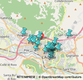Mappa Via Carlo Confalonieri, 67100 L'Aquila AQ, Italia (1.461)