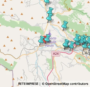 Mappa Via Giuseppe Scarlattei, 67018 L'Aquila AQ, Italia (5.36278)