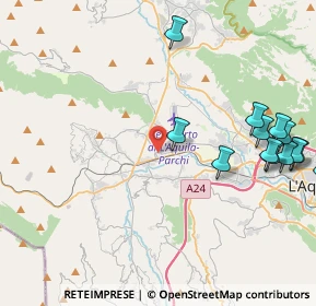 Mappa Via Giuseppe Scarlattei, 67018 L'Aquila AQ, Italia (5.73429)