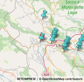 Mappa Via Giuseppe Scarlattei, 67018 L'Aquila AQ, Italia (8.23154)