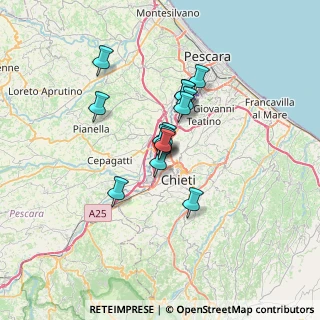Mappa Via Francesco Paolo Tosti, 66100 Chieti CH, Italia (4.89643)