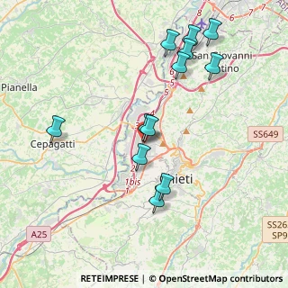 Mappa Via Francesco Paolo Tosti, 66100 Chieti CH, Italia (4.22583)