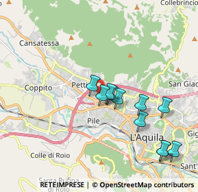 Mappa ROTILIO CENTER, 67100 L'Aquila AQ, Italia (1.89636)