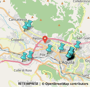 Mappa ROTILIO CENTER, 67100 L'Aquila AQ, Italia (2.408)