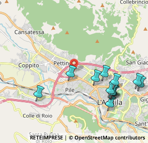 Mappa ROTILIO CENTER, 67100 L'Aquila AQ, Italia (2.40083)