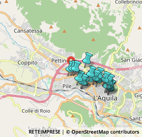 Mappa ROTILIO CENTER, 67100 L'Aquila AQ, Italia (1.57167)