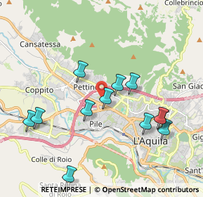 Mappa ROTILIO CENTER, 67100 L'Aquila AQ, Italia (2.07667)