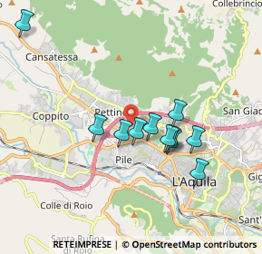 Mappa ROTILIO CENTER, 67100 L'Aquila AQ, Italia (1.63818)