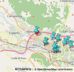 Mappa ROTILIO CENTER, 67100 L'Aquila AQ, Italia (2.27917)