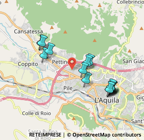 Mappa ROTILIO CENTER, 67100 L'Aquila AQ, Italia (1.918)