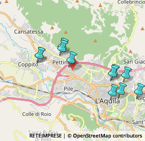 Mappa ROTILIO CENTER, 67100 L'Aquila AQ, Italia (2.15273)