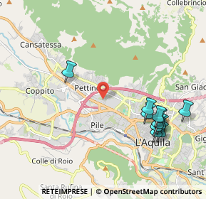 Mappa ROTILIO CENTER, 67100 L'Aquila AQ, Italia (2.39818)