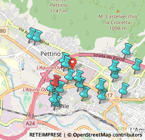 Mappa ROTILIO CENTER, 67100 L'Aquila AQ, Italia (1.0115)