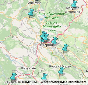 Mappa ROTILIO CENTER, 67100 L'Aquila AQ, Italia (20.5725)