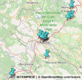 Mappa ROTILIO CENTER, 67100 L'Aquila AQ, Italia (15.99)