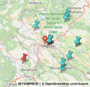 Mappa ROTILIO CENTER, 67100 L'Aquila AQ, Italia (15.34385)