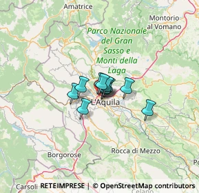 Mappa ROTILIO CENTER, 67100 L'Aquila AQ, Italia (5.28091)