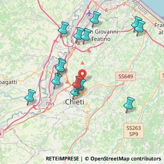 Mappa Strada Villaggio del Fanciullo, 66100 Chieti CH, Italia (4.40929)