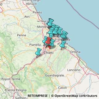 Mappa Strada Villaggio del Fanciullo, 66100 Chieti CH, Italia (9.24684)