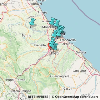 Mappa Presso Parco Paglia, 66100 Chieti CH, Italia (10.08818)