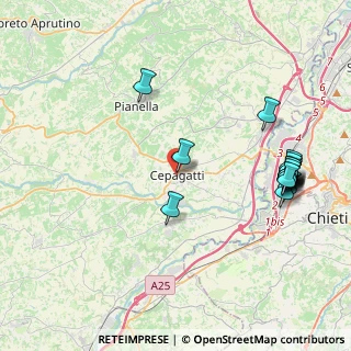 Mappa Via de Felice, 65012 Cepagatti PE, Italia (5.01765)