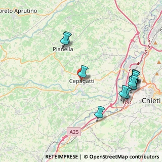 Mappa Via de Felice, 65012 Cepagatti PE, Italia (4.80167)