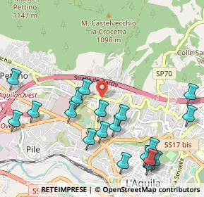 Mappa Tigre, 67100 L'Aquila AQ, Italia (1.3115)