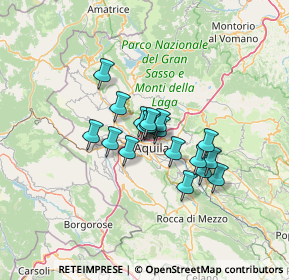 Mappa Tigre, 67100 L'Aquila AQ, Italia (9.20889)