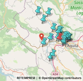 Mappa Via del Querceto, 67019 Scoppito AQ, Italia (7.556)