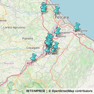 Mappa VIA Piaggio - Centro Direzionale Scalo CH IT, 66100 Chieti CH, Italia (6.208)
