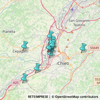 Mappa VIA Piaggio - Centro Direzionale Scalo CH IT, 66100 Chieti CH, Italia (2.5025)