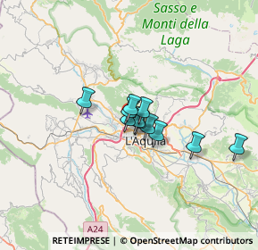 Mappa Via Leonardo da Vinci, 67100 L'Aquila AQ, Italia (3.87818)