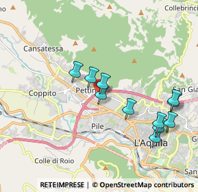 Mappa Via Leonardo da Vinci, 67100 L'Aquila AQ, Italia (1.97455)