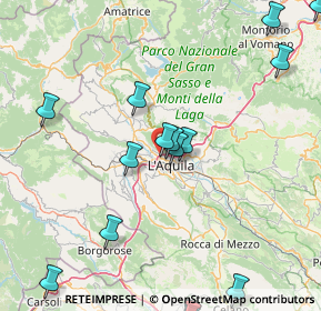 Mappa Via Leonardo da Vinci, 67100 L'Aquila AQ, Italia (25.13167)