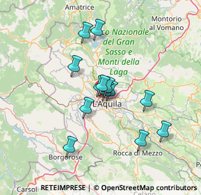 Mappa Via Leonardo da Vinci, 67100 L'Aquila AQ, Italia (11.35462)