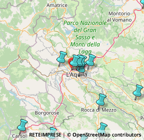 Mappa Via Leonardo da Vinci, 67100 L'Aquila AQ, Italia (25.64611)