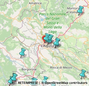 Mappa Via Leonardo da Vinci, 67100 L'Aquila AQ, Italia (28.743)